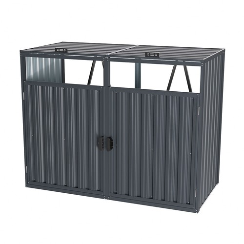 Double wheelie bin storage - bin,