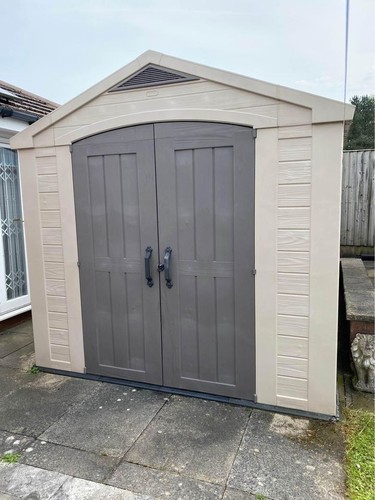Keter factor beige garden shed - factor,