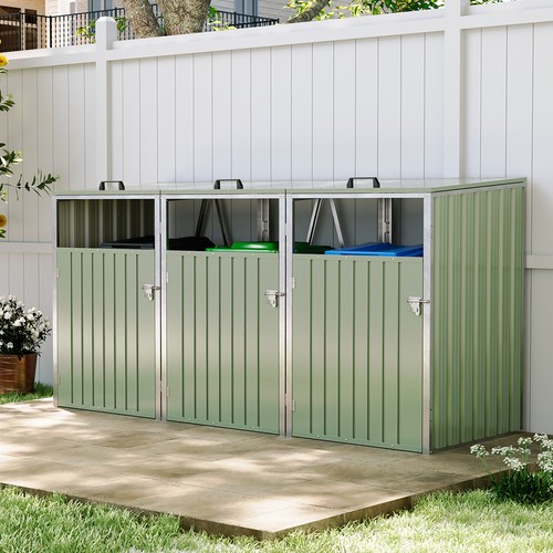 Large triple wheelie bin - large,