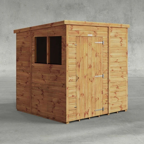 6x6 power pent garden shed - 6x6, |