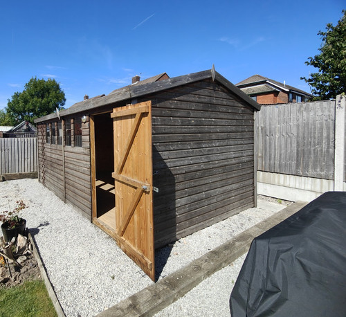 Wooden rectangular garden - wooden,