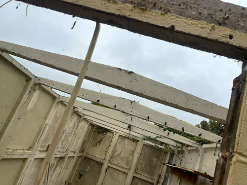 Concrete shed walls - , and