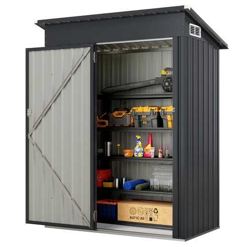 Gymax outdoor storage shed - gymax,