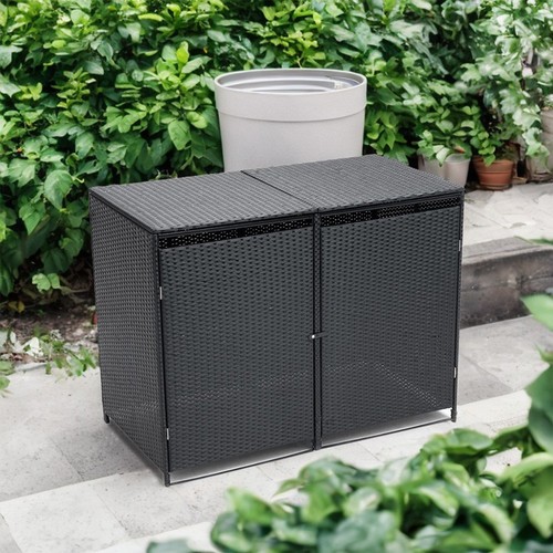 Double wheelie bin storage - wheelie,