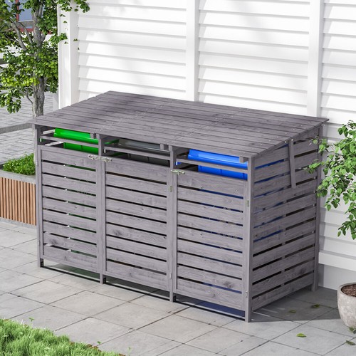 Large triple wheelie bin - large,