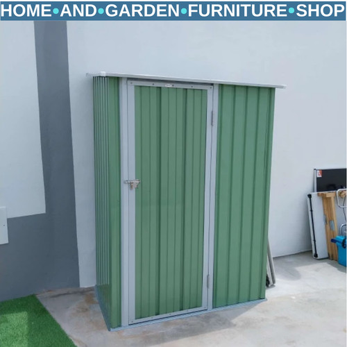 Outdoor steel storage shed - steel,
