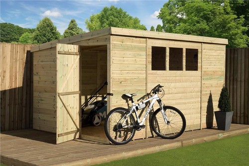 Empire 2500 pent garden shed - garden,