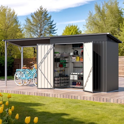1 metal shed - metal,