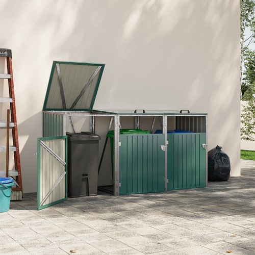 Triple wheelie bin storage - wheelie,