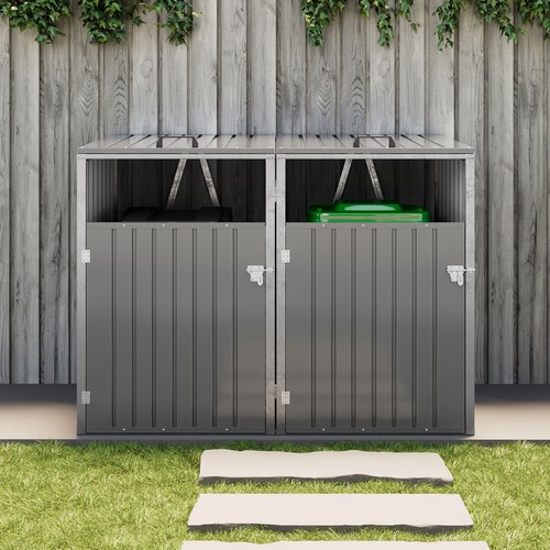 2bucket wheelie bin storage - wheelie,