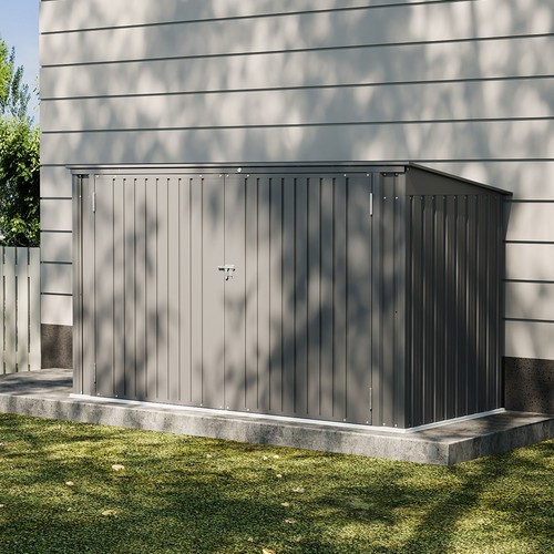 Metal wheelie bin - wheelie, shed
