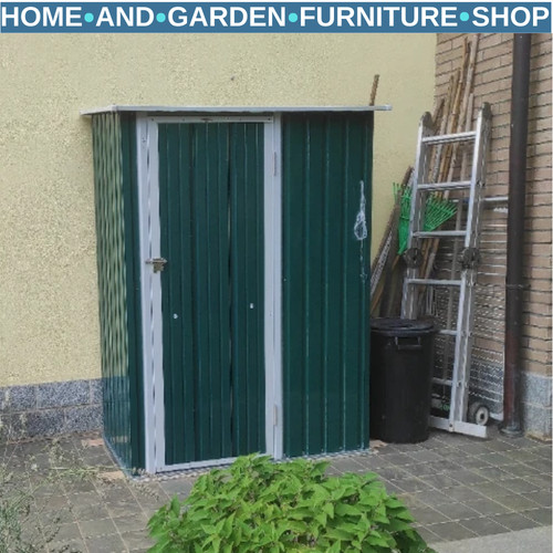 Outdoor steel storage shed - steel,
