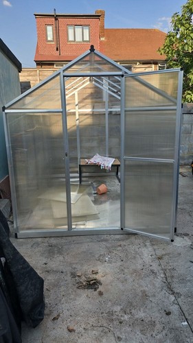 Aluminium shed with - aluminium,