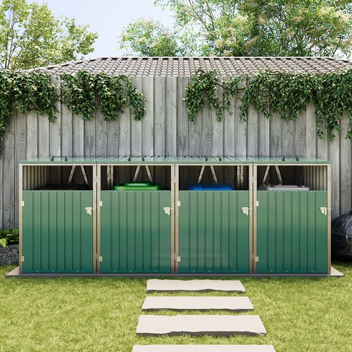 Four wheelie bin storage - four,