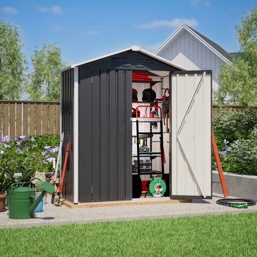 Garden shed 5x2 6ft metal - 5x2.6ft,
