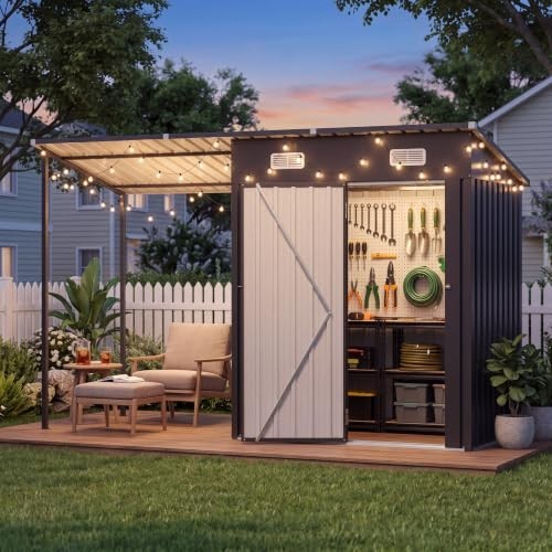 3ft metal storage shed with - metal,